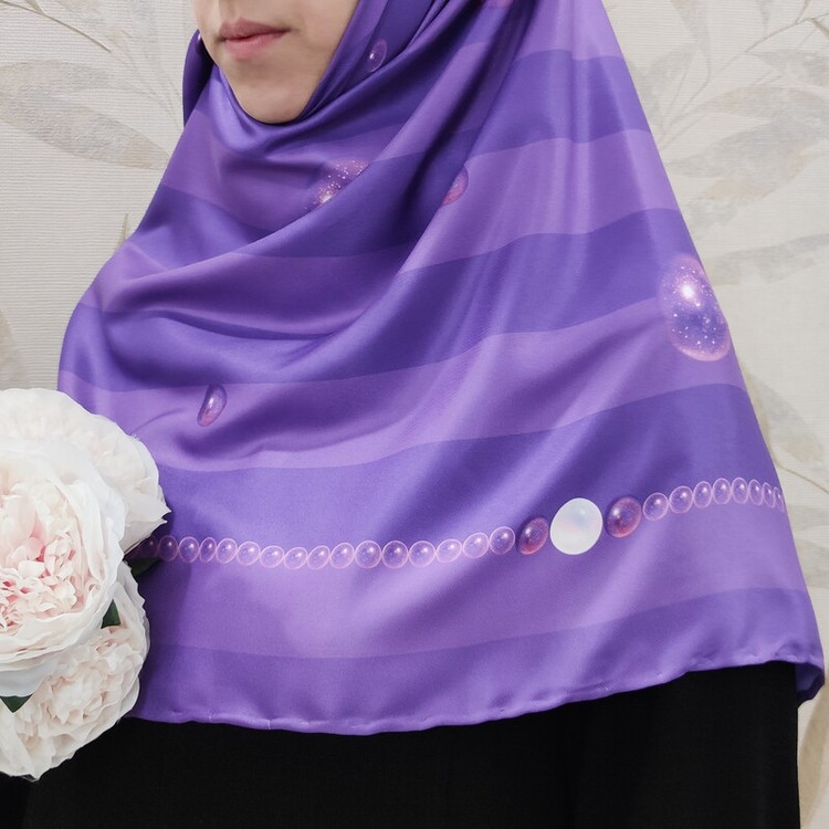 روسری ابریشم توییل کد RT014