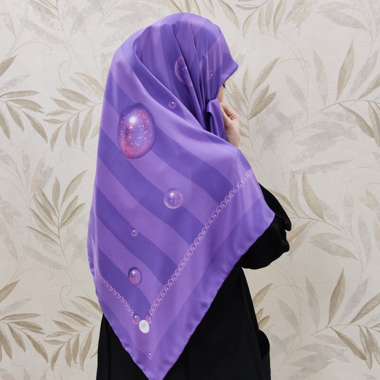 روسری ابریشم توییل کد RT014