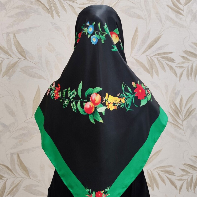 روسری ابریشم توییل کد RT031