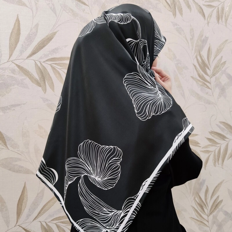 روسری ابریشم توییل کد RT036