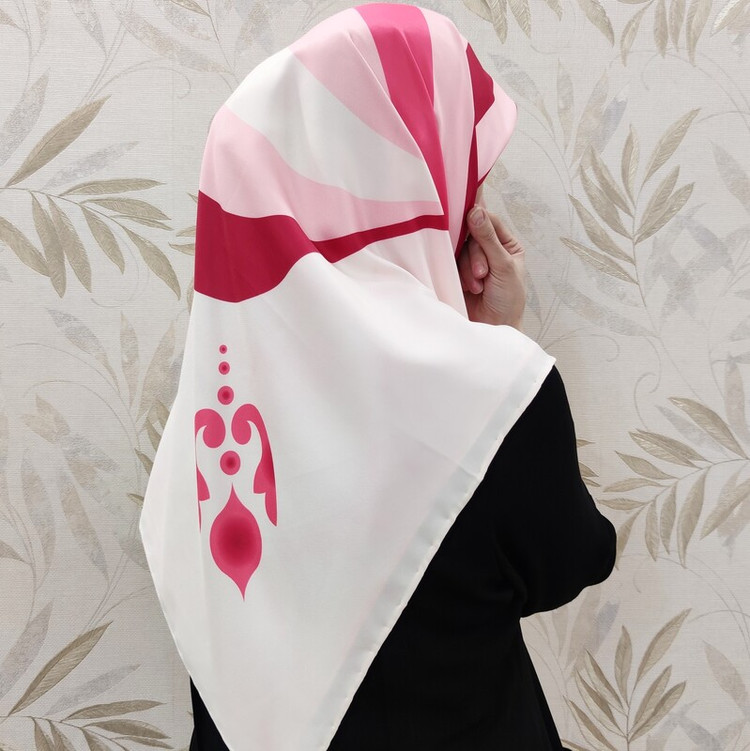 روسری ابریشم توییل کد RT025