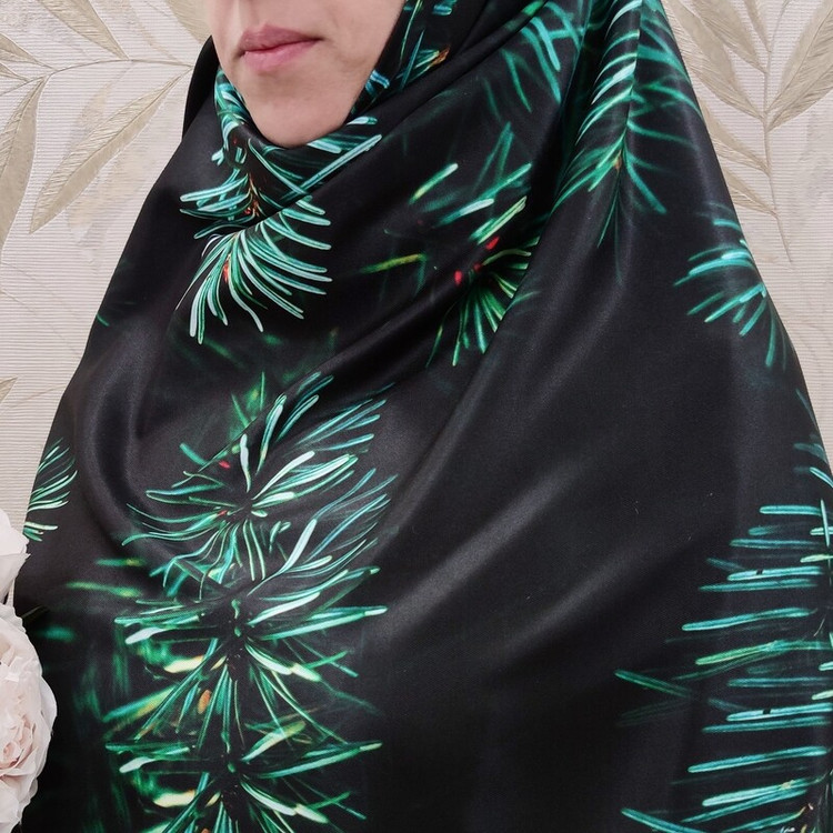 روسری ابریشم توییل کد RT018