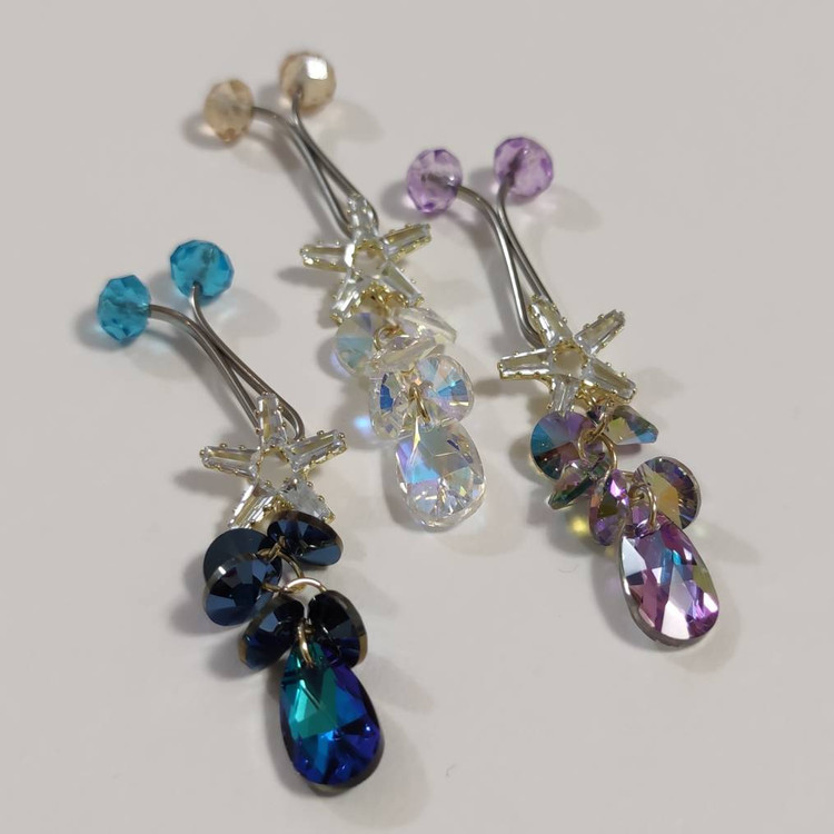گیره روسری کریستال کد G014