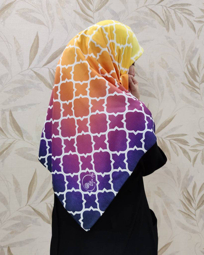 روسری ابریشم توییل کد RT039