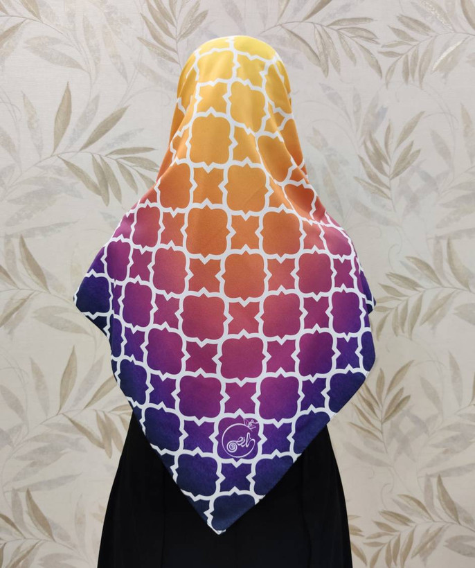 روسری ابریشم توییل کد RT039