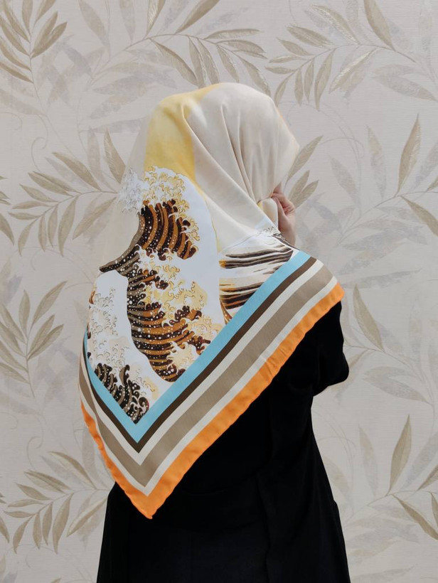 روسری نخی پاییزه کد Rp007
