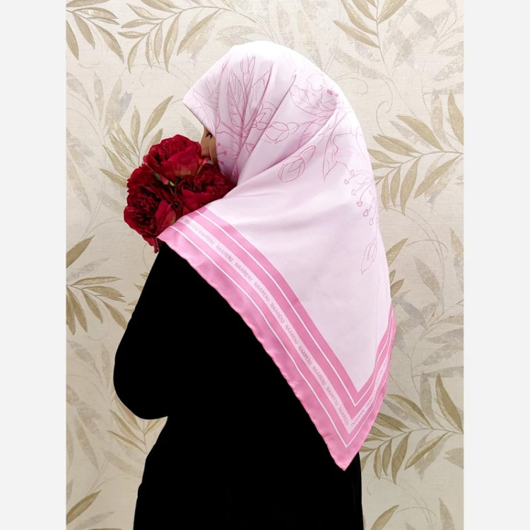 روسری ابریشم توییل کد RT048