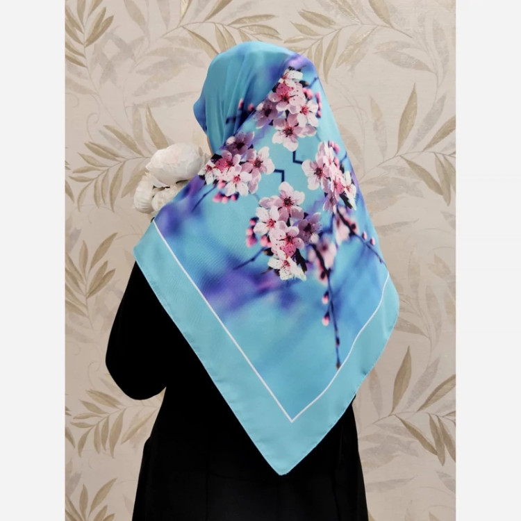 روسری ابریشم توییل کد RT046