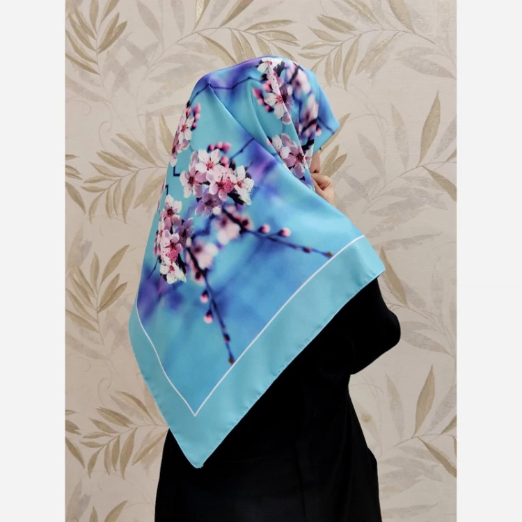 روسری ابریشم توییل کد RT046